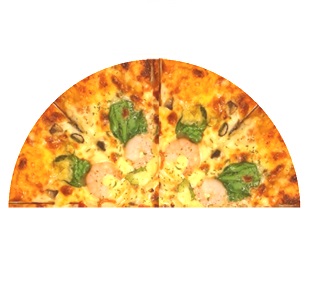 Spinach Prawn Pizza