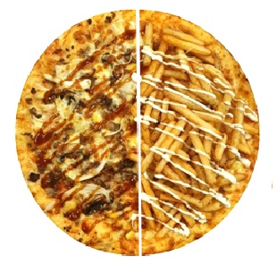 * Half & Half Pizza